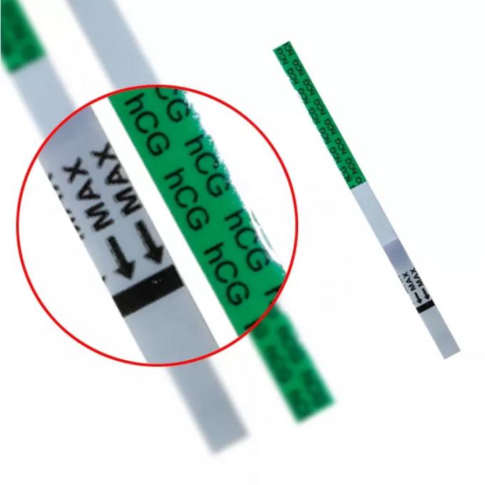 O papel do teste da gravidez da etapa do espécime de urina HCG um descasca a tira de teste Kit Device do IVD 1