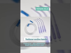 Manobras de sucção Yankauer com tubos