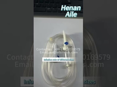 Certificado ISO Administrador Conjunto de perfusão descartável 15 gotas Estéril Y Injecção