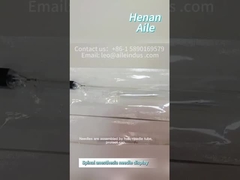 Agulhas espinhais de segurança descartáveis estéreis com ponta de lápis para uso médico