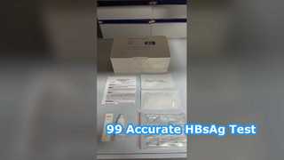 Apresente o kit de teste rápido HBsAg com precisão de consumíveis de diagnóstico clínico acima de 99% para você