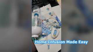 Apresente a bomba de infusão ambulatorial com bomba elastomérica de casca dura, terapia de infusão doméstica para você