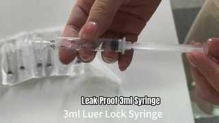 Seringa médica de 3ML Luer Lock