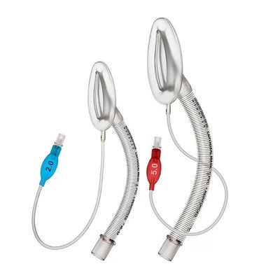 comprar Máscara Laríngea Descartável Reforçada com Tubo de PVC Transparente com Fio de Aço e Cuff de Silicone de Grau Médico - Classe II - Consumíveis de Anestesia fabricação em linha