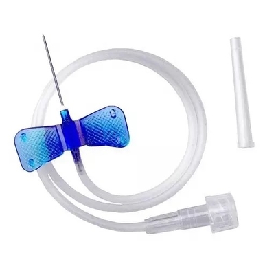comprar Veia estéril médica descartável do escalpe ajustada com Wing Sterile Infusion Transfusion Set dobro fabricação em linha