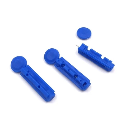 comprar Lancetas de sangue estéreis da segurança da torção descartável que tomam lancetas de sangue de Sugar Test Needle For Finger do teste da glicose fabricação em linha