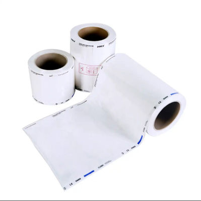 comprar os carretéis estéreis médicos dos malotes do tyvek de 200mm*100mm Tyvek 2FS/1059B/1073B rolam para a esterilização do plasma fabricação em linha