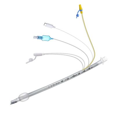 comprar Tubo endotraqueal de sucção reforçado com algemas visuais de PVC descartável com câmera em miniatura fabricação em linha