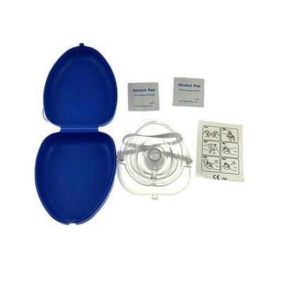 comprar Portable CPR Mask with Oxygen Port and One-Way Valve for Emergency Resuscitation fabricação em linha