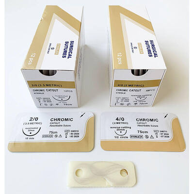 comprar Sutura de Catgute Absorvível - Sutura Cirúrgica Biodegradável de Alta Resistência para Fechamento de Feridas fabricação em linha