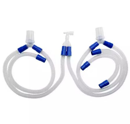 comprar Circuito de respiração de anestesia médica descartável, conjunto de tubos, circuito de respiração de ventilação de anestesia fabricação em linha