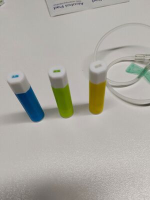 comprar Flashback Visualização Segurança Agulha de coleta de sangue com capacidade de amostra múltipla e mecanismo de proteção descartável fabricação em linha