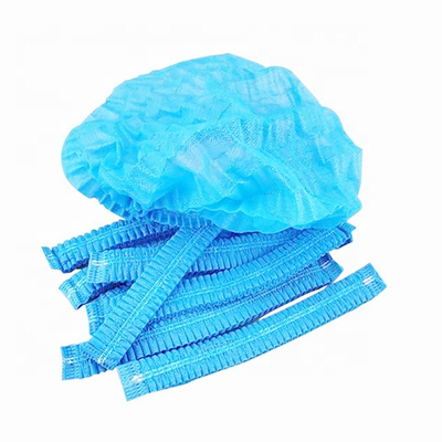 Comprar Toucas Descartáveis Mob Dust Caps Médicas Não Tecidas Faixa Bouffant Capa de Cabeça Cirúrgica Chapéu de Médico/Enfermeiro Toucas Duplas com Elástico fabricação em linha