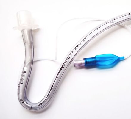 comprar Tubo Endotraqueal Nasal Pré-formado de PVC de Grau Médico de 5,0 mm com Cuff - Linha de Raio-X Balão HVLP Tubo RAE Nasal Estéril para Anestesia fabricação em linha