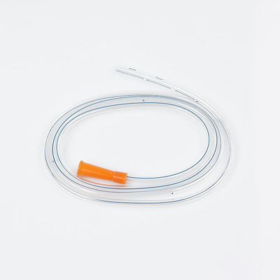 Bom preço Tubo de alimentação revestido do estômago do silicone do cateter do silicone 8-24FR descartável para médico on-line