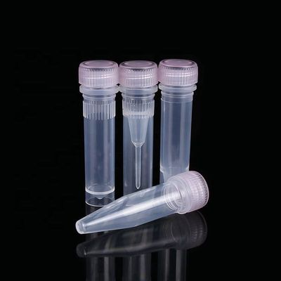 Bom preço tubo inferior cônico da amostra do tubo de 1.5ml Microcentrifuge com chapéu do parafuso on-line