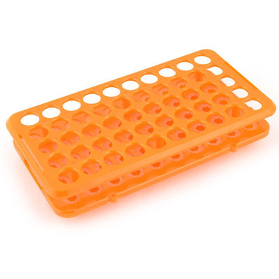 Bom preço Bem cremalheira Multifunction plástica do suporte do tubo de ensaio 50 com silicone on-line