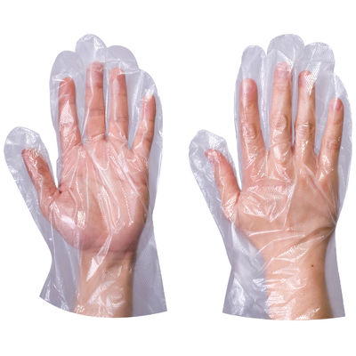 Bom preço Luvas descartáveis de polietileno de plástico HDPE PE transparentes para hospitais e casas on-line