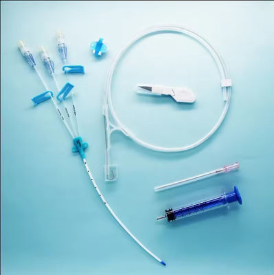 Bom preço Kit de CVC Médico Triple Lumen para Administração de Medicamentos e Monitorização da Pressão Venosa Central on-line