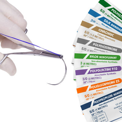 Bom preço Sutião PDO com barbas, absorvível, unidirecional, sem nódulos, RTMED PDO BARBED SUTURE CIRURGICA on-line