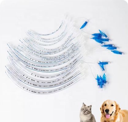 Bom preço Tubo Endotraqueal Veterinário e Tubo Endotraqueal Reforçado – Tubos de Intubação em PVC de Grau Médico para Animais de Estimação on-line