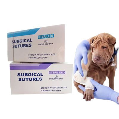 Bom preço Suturas cirúrgicas estéreis de nylon Suturas de monofilamento de nylon com agulha Catgut cromico de seda de nylon on-line
