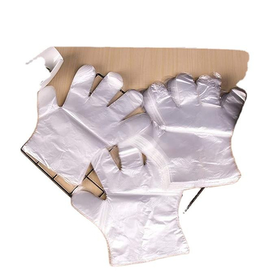 Bom preço Luvas descartáveis de HDPE PE Luvas de polietileno com superfície lisa em relevo Alta resistência à tração Luvas de plástico descartáveis de HDPE Luvas de cozinha on-line
