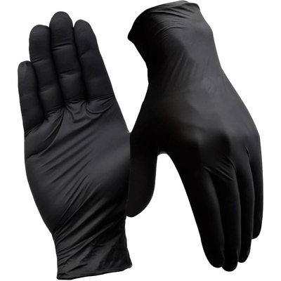 Bom preço Nitrile Black Powder Free Vinyl Disposable Protection Gloves For Household Kitchen on-line