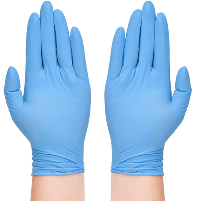 Bom preço Examination Powder Free Xl Nitrile Disposable Gloves Blue on-line