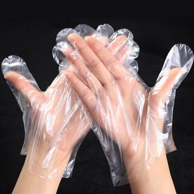 Bom preço 100pcs Caixa Luvas de protecção descartáveis Alimentos Cozinha Hdpe Plástico Transparente Cozinha Pe Para Restaurante Casa on-line