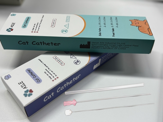 Bom preço Cateter urinário de gato TPU com estilete Retenção de descarga Reduzindo pedras urinárias Para cuidados urinários de gato on-line