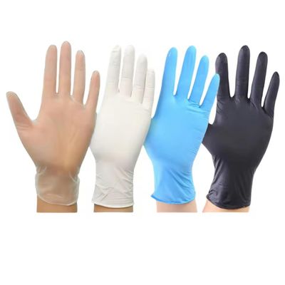 Bom preço Luvas descartáveis ​​de látex de alta elasticidade multicoloridas rosa/azul/branco luvas de exame médico com certificação ISO/CE on-line