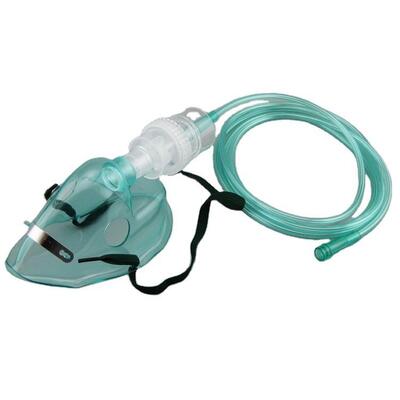 Bom preço Máscara de oxigênio de nebulante de grau médico com vedação à prova de vazamento e copo de nebulante integrado para terapia respiratória eficaz on-line