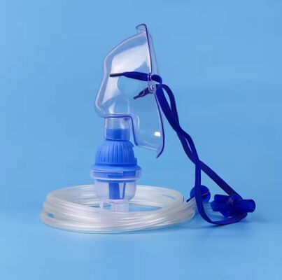 Bom preço Máscara de oxigénio de qualidade médica com cálice de nebulizador integrado para terapia respiratória à prova de vazamento on-line