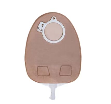 Bom preço Saco de urostomia de duas peças aprovado pelo CE com válvula anti-refluxo, saco de ostomia à prova de vazamento para drenagem de urina on-line