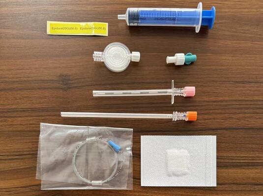 Bom preço CE&ISO Kit de Anestesia Espinal e Epidural Médica Combinada 18G on-line