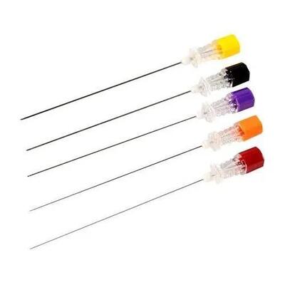 Bom preço Agulha de anestesia espinhal atraumática de grau médico com 25G 26G 27G Opções para punção lombar on-line