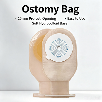 Bom preço Bolsa de Ostomia Adesiva de Peça Única, Extremidade Aberta, Drenável, Descartável, para Cuidados com o Estoma, Bolsa Fecal com Certificação CE Classe I para Adultos On-line