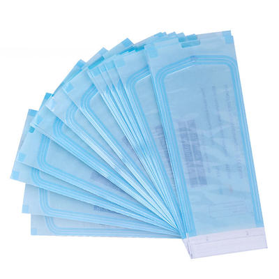 Bom preço 70*230mm PE de grau médico auto-selar Bolsa estéril de instrumento dental Saco de esterilização para clínica / hospital On-line