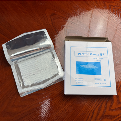 Bom preço Medica Disponível estéril parafina gaze 10cm X 10cm suave e respirável curativo para queimaduras AVACARE Marca Classe certificada CE On-line