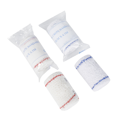 Bom preço Atadura Médica Crepe Descartável 5CM*4.5M com Clipes para Curativo e Suporte de Atadura Médica Elástica On-line